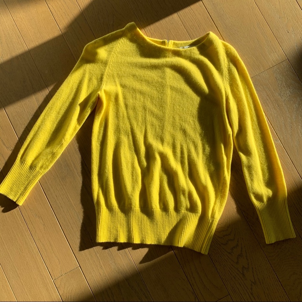 DIANE VON FURSTENBERG YELLOW LONG SLEEVE